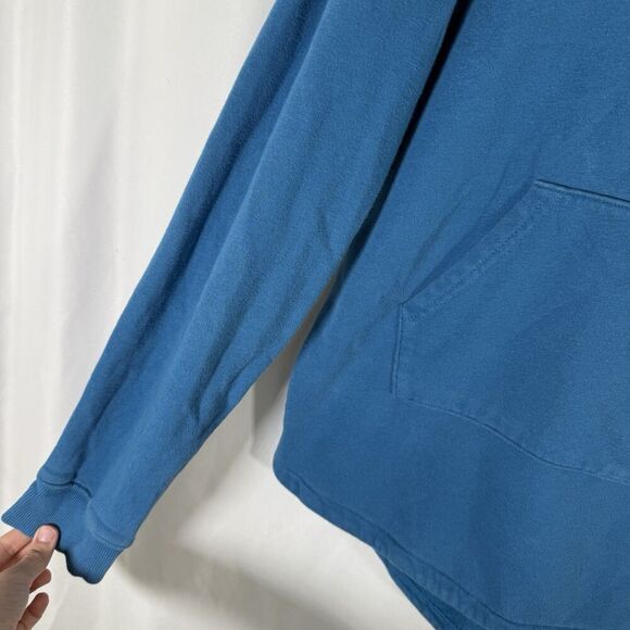 North Face Hoodie Girls XL Blue Pockets Pullover Cotton Blend - Picture 5 of 10